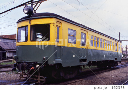クハ37形電車 新潟県の写真素材
