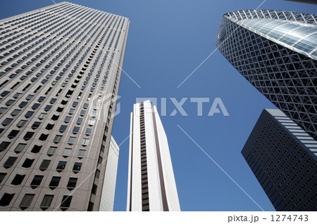 東京モード学園ビルの写真素材