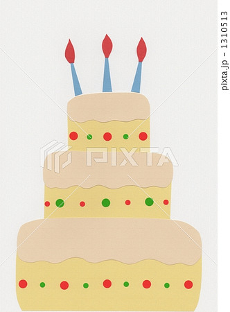 3段ケーキ 3段 ケーキの写真素材 Pixta