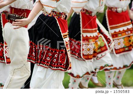 カザンラク 民族衣装 ブルガリアの写真素材