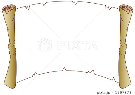フレーム 巻物 枠 地図の写真素材 Pixta