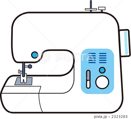 ソーイングマシーンのイラスト素材