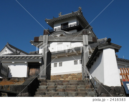 掛川城 城 戦国時代 砦の写真素材
