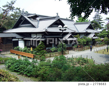 旧青山別邸 豪邸 北海道の写真素材