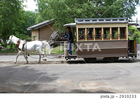 乗り合い馬車の写真素材