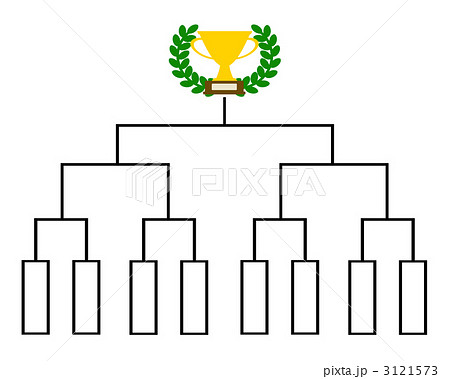 トーナメント表の写真素材
