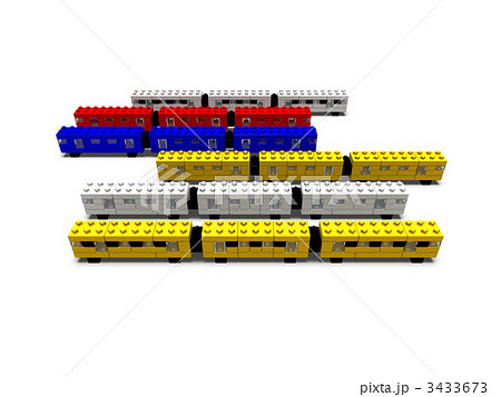 電車 鉄道 立体的 リアルのイラスト素材 電車 鉄道 立体的 リアルのイラスト素材