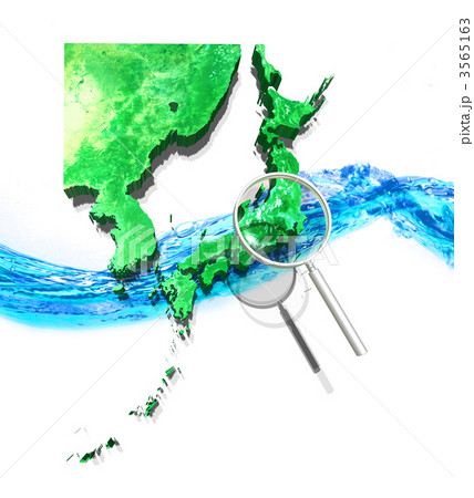 朝鮮半島のイラスト素材