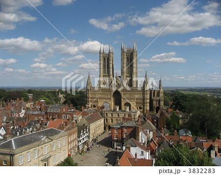 イギリス リンカン大聖堂の写真素材 322