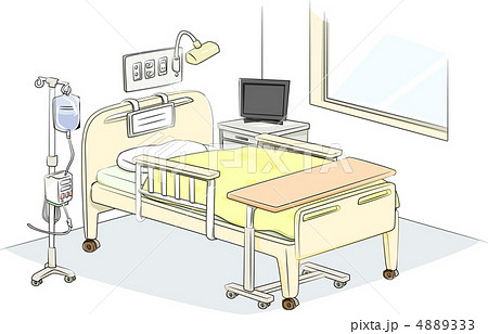 無料イラスト画像 最新のhd病院 ベッド イラスト 無料