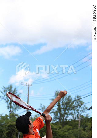 軟式テニスの写真素材