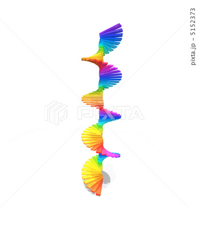 階段 目標 Dna らせん階段のイラスト素材