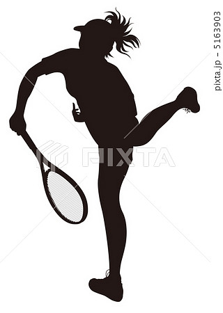 ベクター テニス プロテニス テニスプレーヤーのイラスト素材