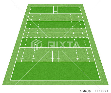 ラグビー場のイラスト素材