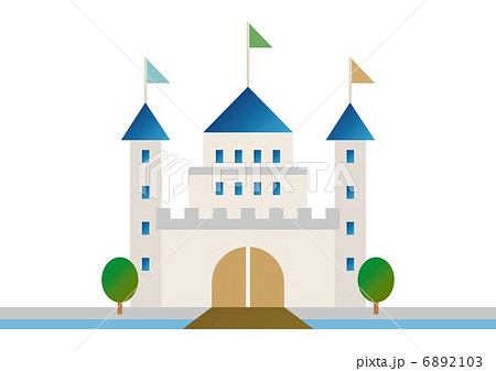 西洋風建築物 城 洋風 イメージ お城の写真素材