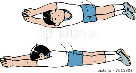 転がり 体育 運動のイラスト素材 Pixta