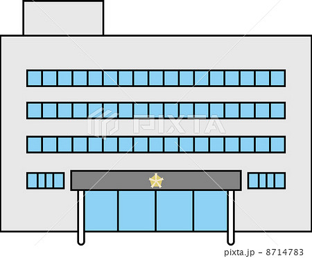 本部横のイラスト素材