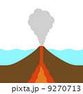 マグマ溜まりのイラスト素材