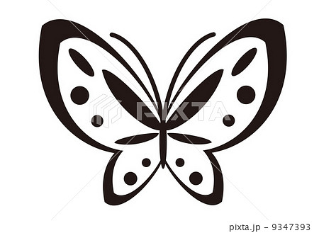 画像をダウンロード シンプル 蝶々 イラスト 白黒 最高の新しい壁紙aahd