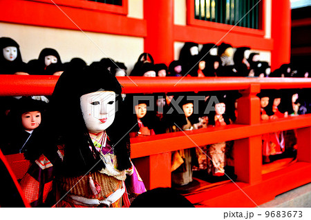 日本人形 沢山 怖い 加太の写真素材 Pixta