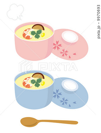 茶碗蒸しのイラスト素材 茶碗蒸しのイラスト素材