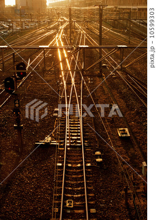ポイント切替 鉄道の写真素材 - PIXTA