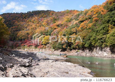 嵐山妙見堂の写真素材