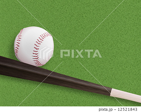 野球ボール バットのイラスト素材