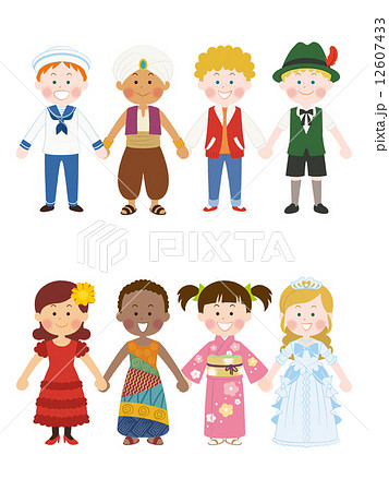子供 人種 人物 カウボーイのイラスト素材 Pixta