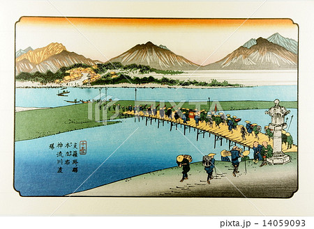 木曾街道 六十九次の写真素材 - PIXTA