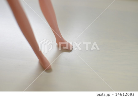 すらっとした足の写真素材