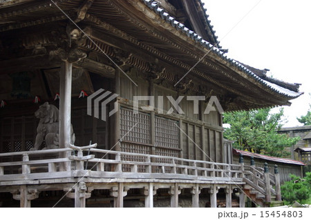 放生津八幡宮の写真素材