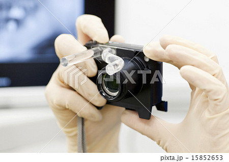 口腔内カメラの写真素材