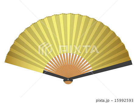 扇子 夏 扇ぐ 涼しいのイラスト素材