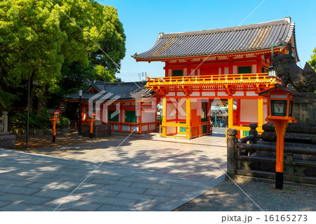 八坂神社 洛東 風景 日本 和風 伝統の写真素材