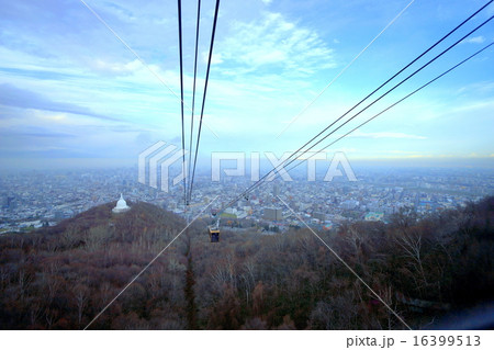 手稲山ロープウェイの写真素材