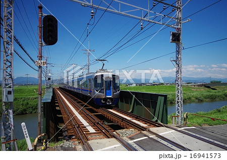 西鉄電車の写真素材