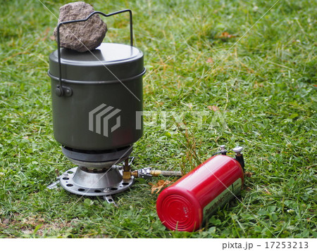 飯盒炊爨 はんごうすいさん の写真素材