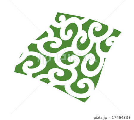 唐草 風呂敷 布 紋様のイラスト素材