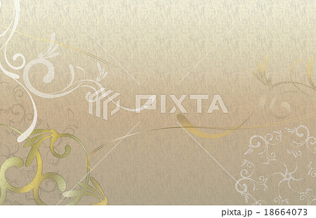 つる 唐草模様 日本 背景素材のイラスト素材 Pixta