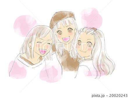 0以上 女の子 三人組 イラスト Ituirasuto 0以上 女の子 三人組 イラスト Ituirasuto