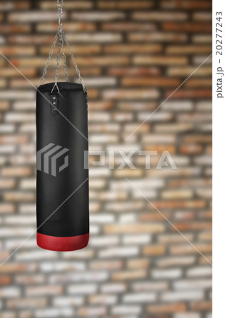 拳闘 写真撮影 備品 吊るすの写真素材