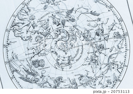 天体図 星座 星 恒星の写真素材 - PIXTA