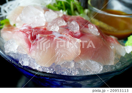あらい 洗い 川魚料理 和食の写真素材