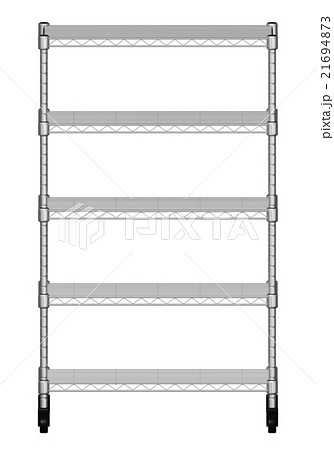 メタルラックのイラスト素材