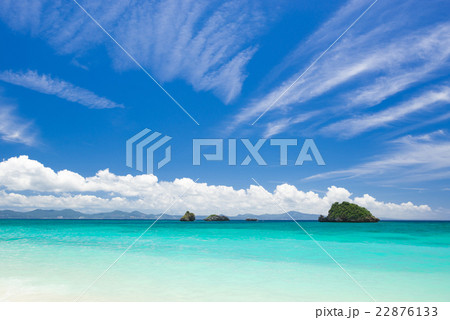 沖縄の海の写真素材