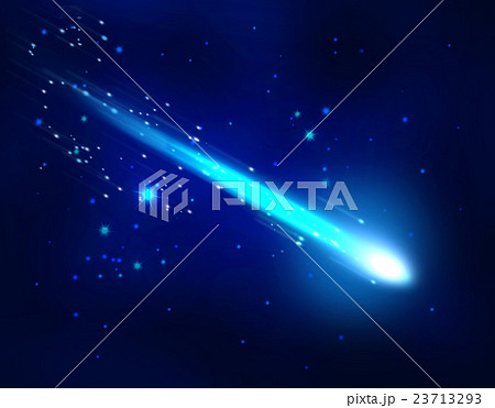 彗星の尾のイラスト素材