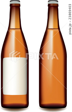 ビール瓶のイラスト素材