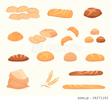 ベーグル 米粉ベーグル 米粉 パンのイラスト素材