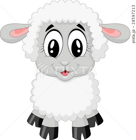 可愛綿羊羊卡通插圖素材 可愛綿羊羊卡通插圖素材